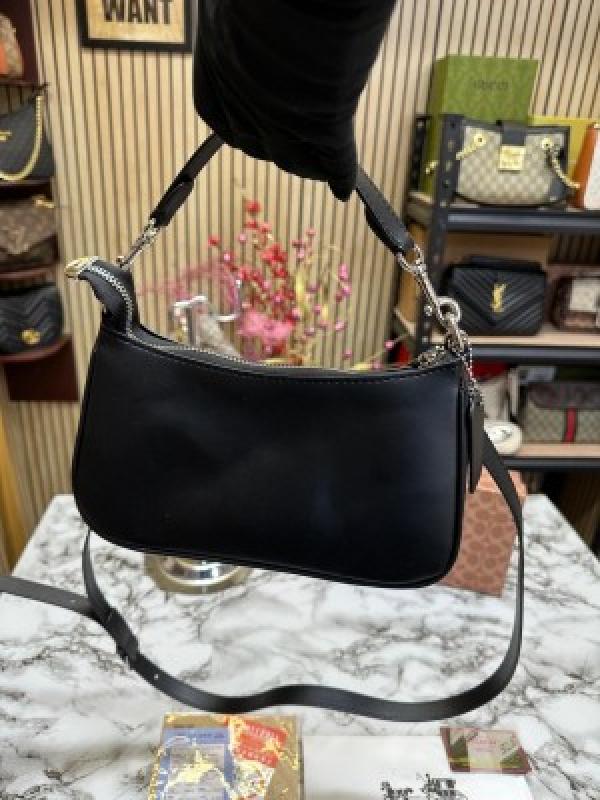 C-Inspired Teri Shoulder Bag With Box And Dust Bag (Black)