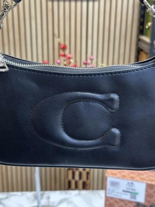 C-Inspired Teri Shoulder Bag With Box And Dust Bag (Black)