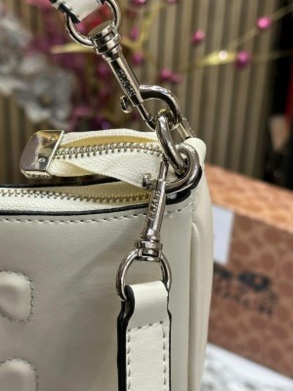 C-Inspired Teri Shoulder Bag With Box And Dust Bag (White)