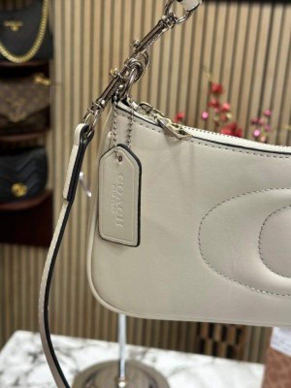 C-Inspired Teri Shoulder Bag With Box And Dust Bag (White)