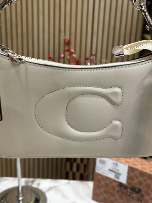 C-Inspired Teri Shoulder Bag With Box And Dust Bag (White)
