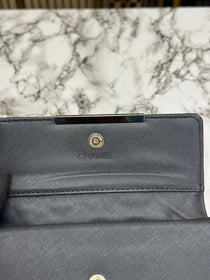 Chanel-Inspired Premium Long Wallet With Box (Black)