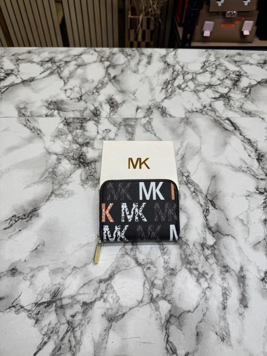 MK-Inspired Mini Premium Wallet With Box (Black)