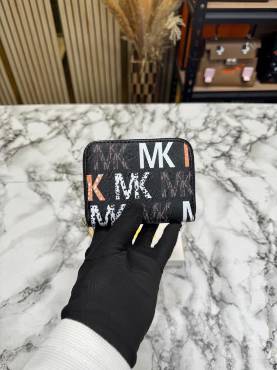 MK-Inspired Mini Premium Wallet With Box (Black)