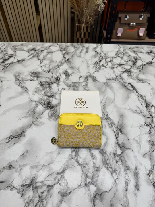 TB-Inspired Premium Ladies Wallet (Yellow)