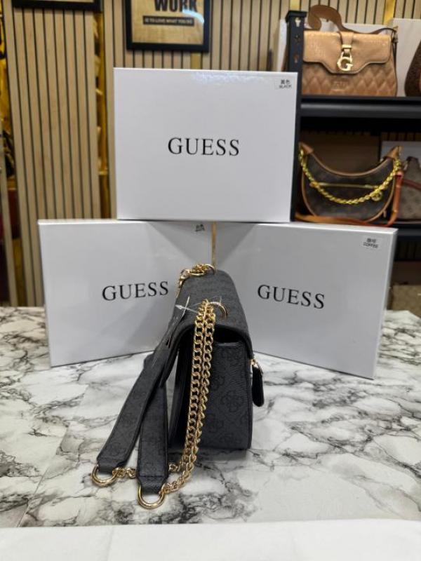 Guess-Inspired Noelle Crossbody Camera Bag With Box And Dust Bag (Grey-Black)