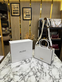 Aldo-Inspired Priaira Floral Tote Bag With Box And Pouch (Pink Flower)