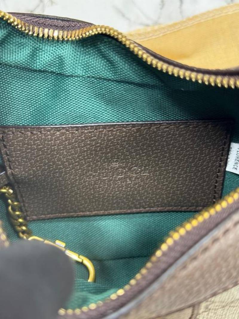 G-Inspired GG Ophidia Supreme Canvas Half Moon Shoulder Satchel Bag