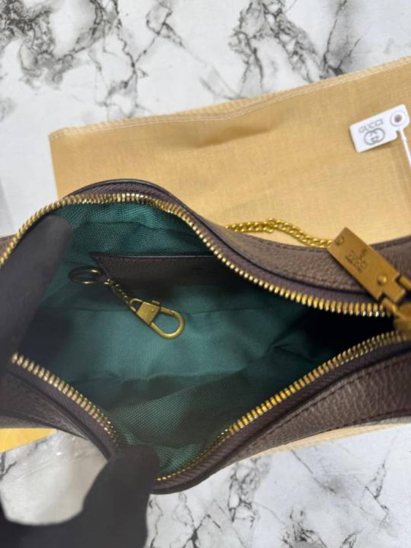 G-Inspired GG Ophidia Supreme Canvas Half Moon Shoulder Satchel Bag