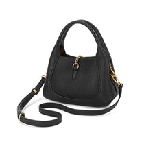 G-Inspired Softbit Medium Top Handle Bag With Double Box And Dust Bag (Black)