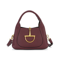 G-Inspired Softbit Medium Top Handle Bag With Double Box And Dust Bag (Maroon)