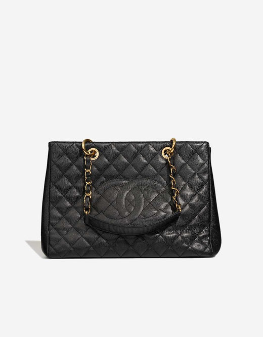 Chanel-inspired Quilted CC Chain Tote Bag With Dust Bag Black Main image