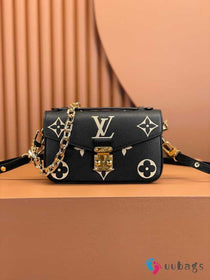 LV-Inspired Pochette Metis Reverse Monogram Mini Bag With Double Box And Dust Bag