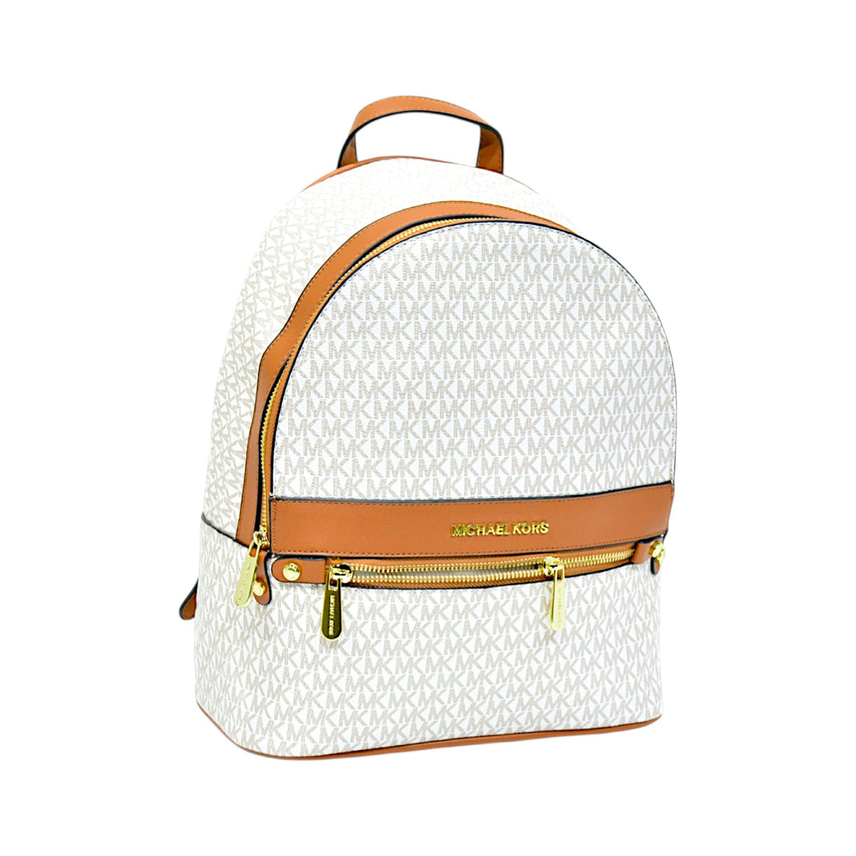Mk-Inspired Kenley Backpack Premium Quality With Dust Bag (Beige) Main image
