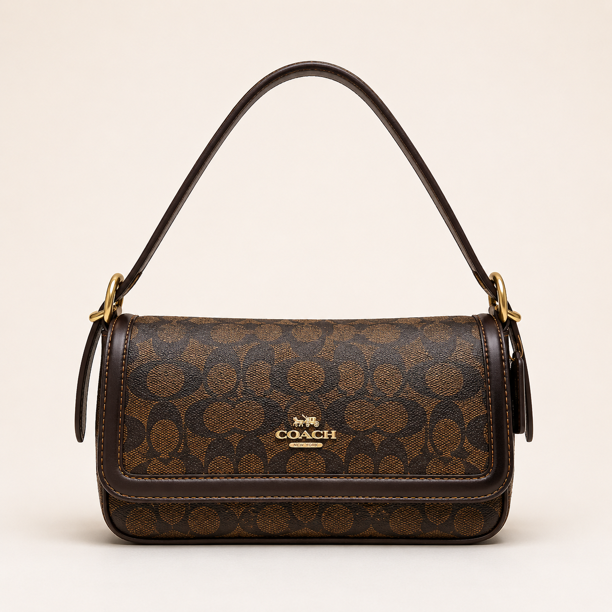 C-inspired Etta Flap Crossbody Monogram Bag With Box And Dust Bag