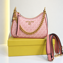 MK-Inspired Charm Shoulder Bag With Box And Dust Bag (Pink)
