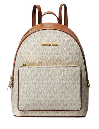 MK-Inspired Adina Backpack With Dust Bag Premium Quality (Beige) Main image