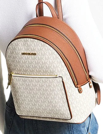 MK-Inspired Adina Backpack With Dust Bag Premium Quality (Beige)