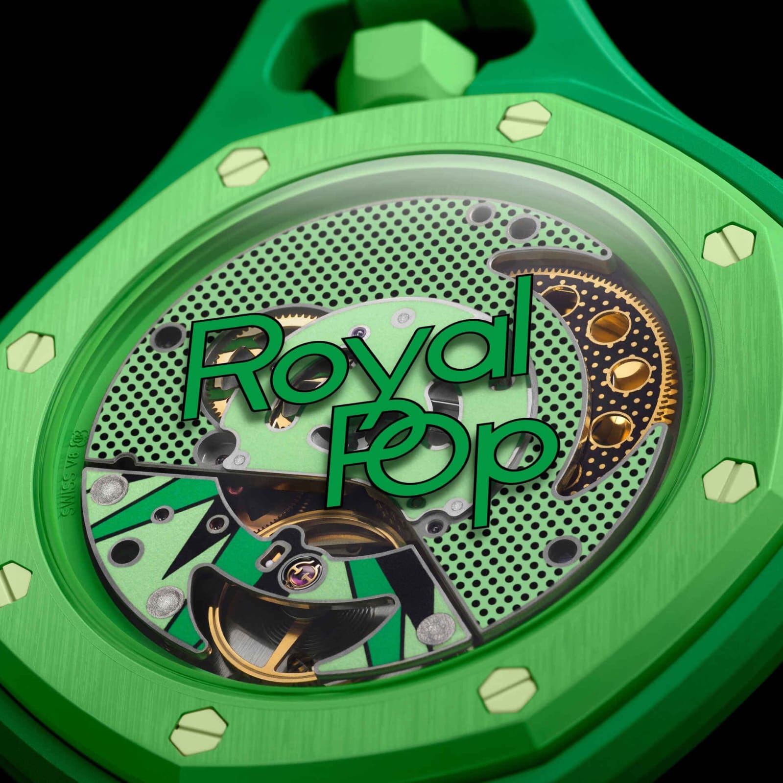 AP x Swatch Royal Pop (Green Eight) Secondary image
