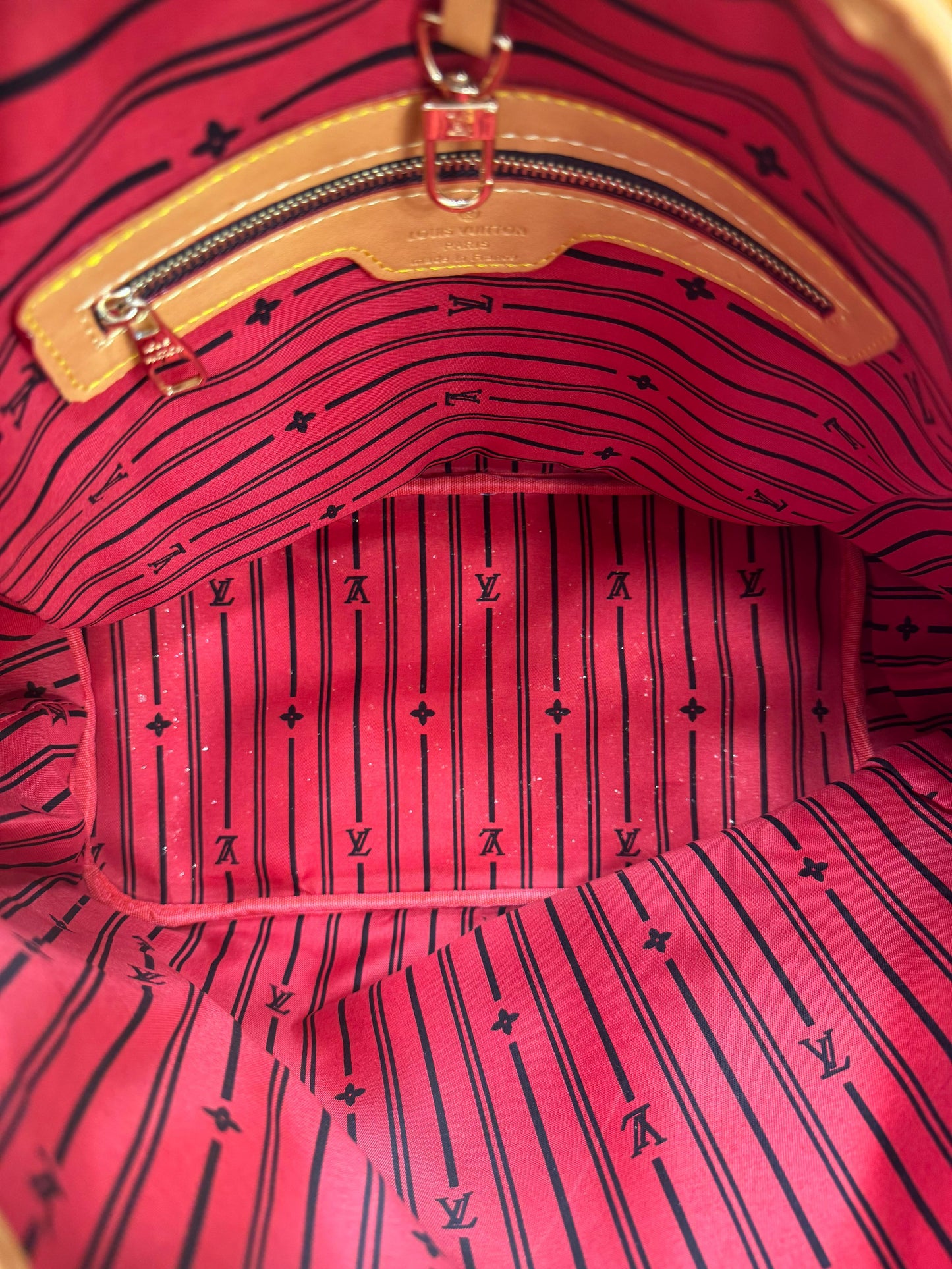 LV-Inspired Neverfull Premium Quality Tote Bag With Box And Dust Bag (Brown monogram)