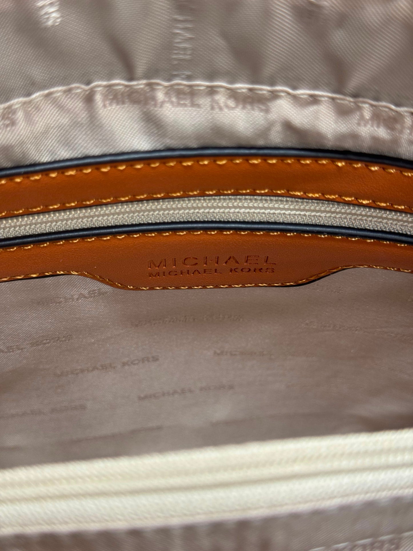 MK-Inspired Prorsum Handbag With Dust Bag And Magnetic Box Premium Quality (Beige brown)