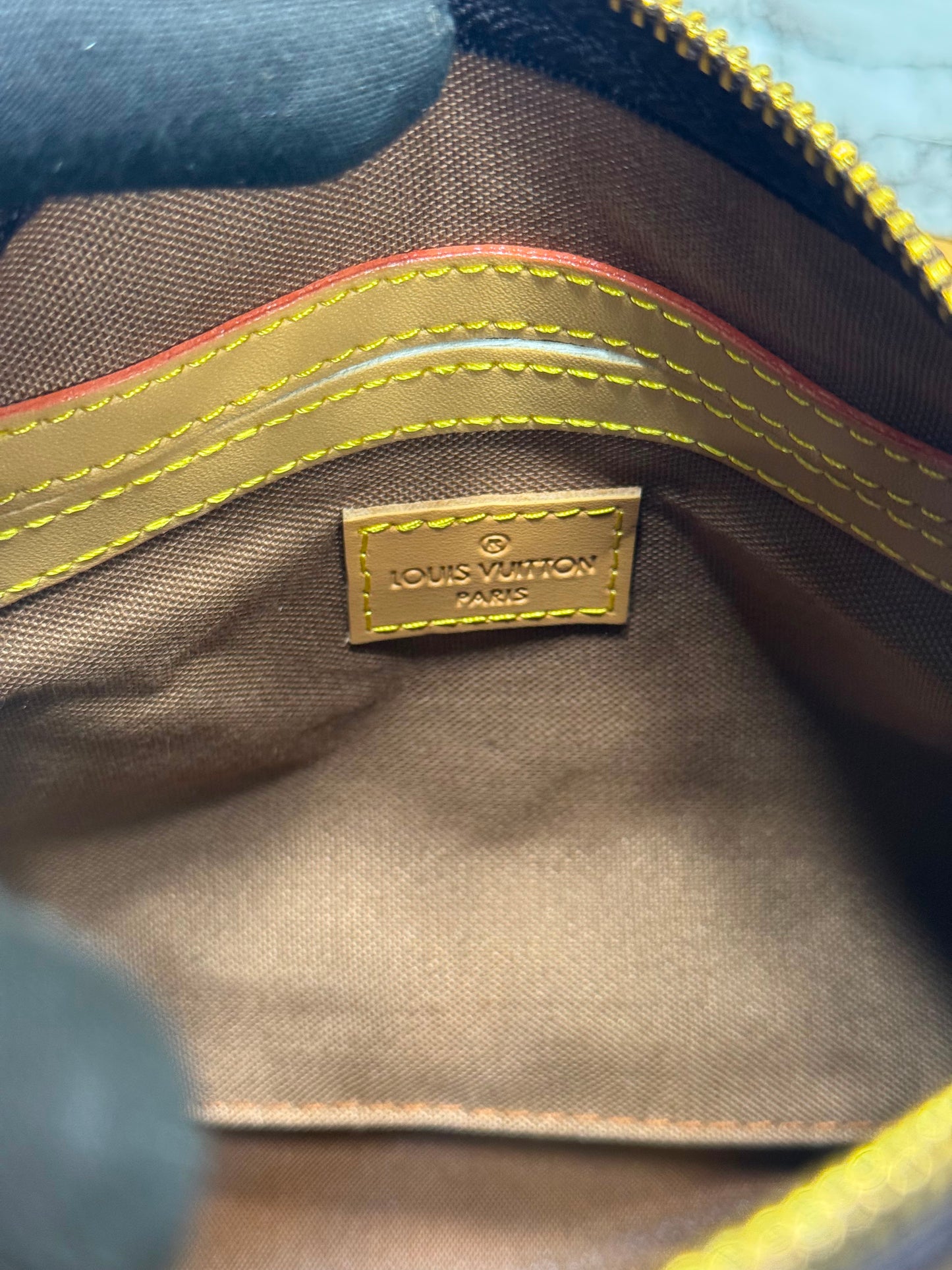 LV-Inspired Speedy Monogram Multicolour Shoulder Bag With Box And Dust Bag (Brown-Flower)