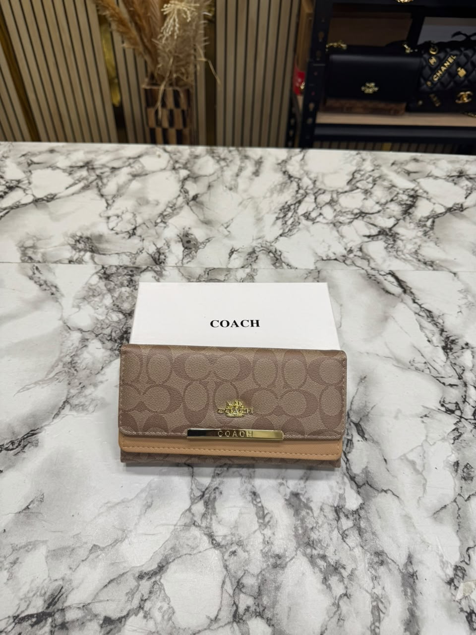 C-inspired Premium Long Waller With Box (Apricot)