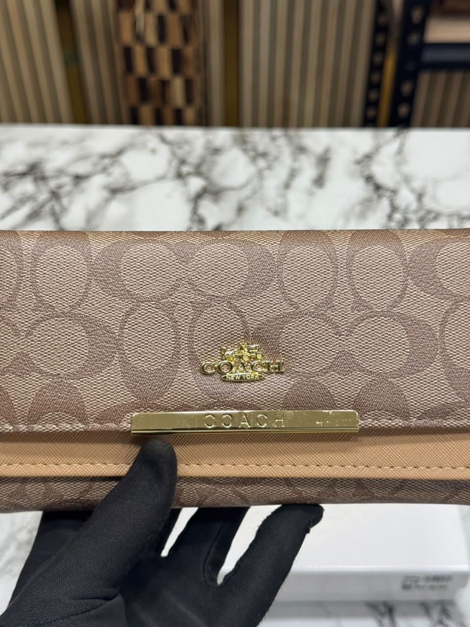 C-inspired Premium Long Waller With Box (Apricot)