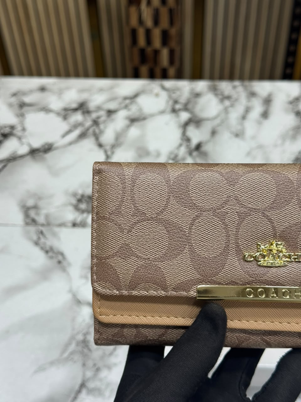 C-inspired Premium Long Waller With Box (Apricot)