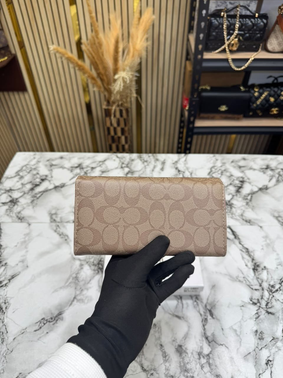 C-inspired Premium Long Waller With Box (Apricot)