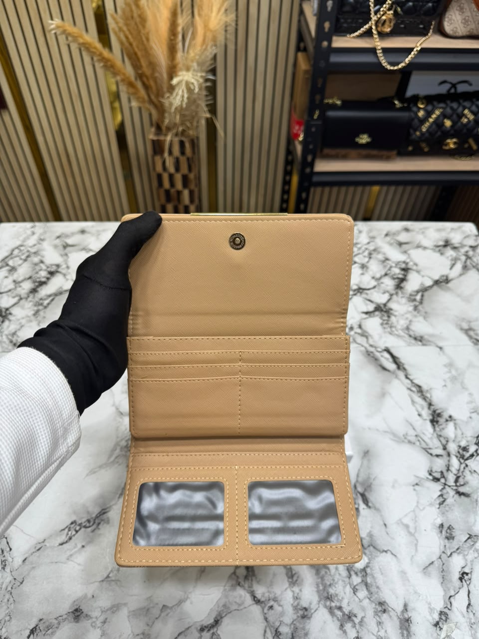 C-inspired Premium Long Waller With Box (Apricot)