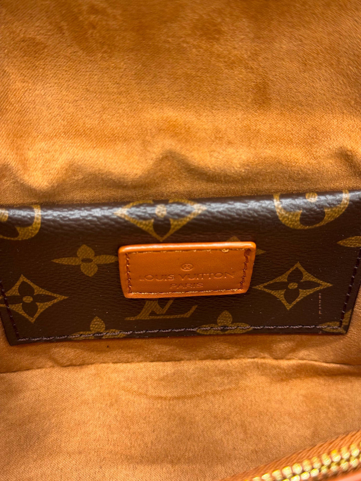LV-Inspired officier pouch sling bag with og dust bag & double box including carry bag premium quality [orange]