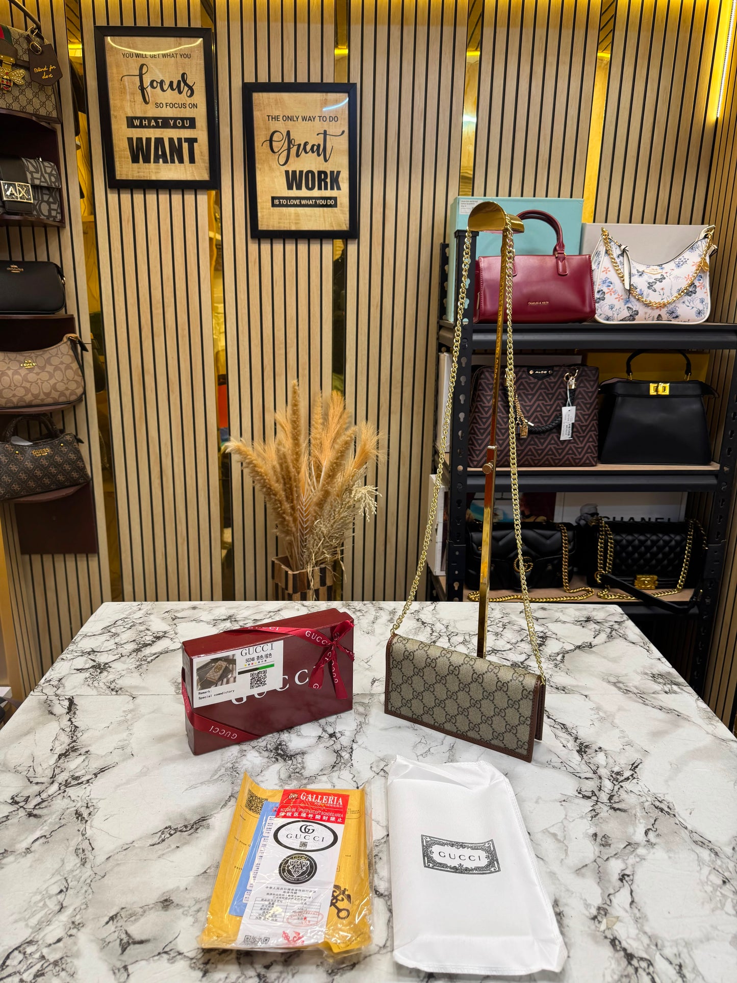 G-Inspired Horsebit 1955 GG Supreme Mini Shoulder Bag With Box and Dust Bag