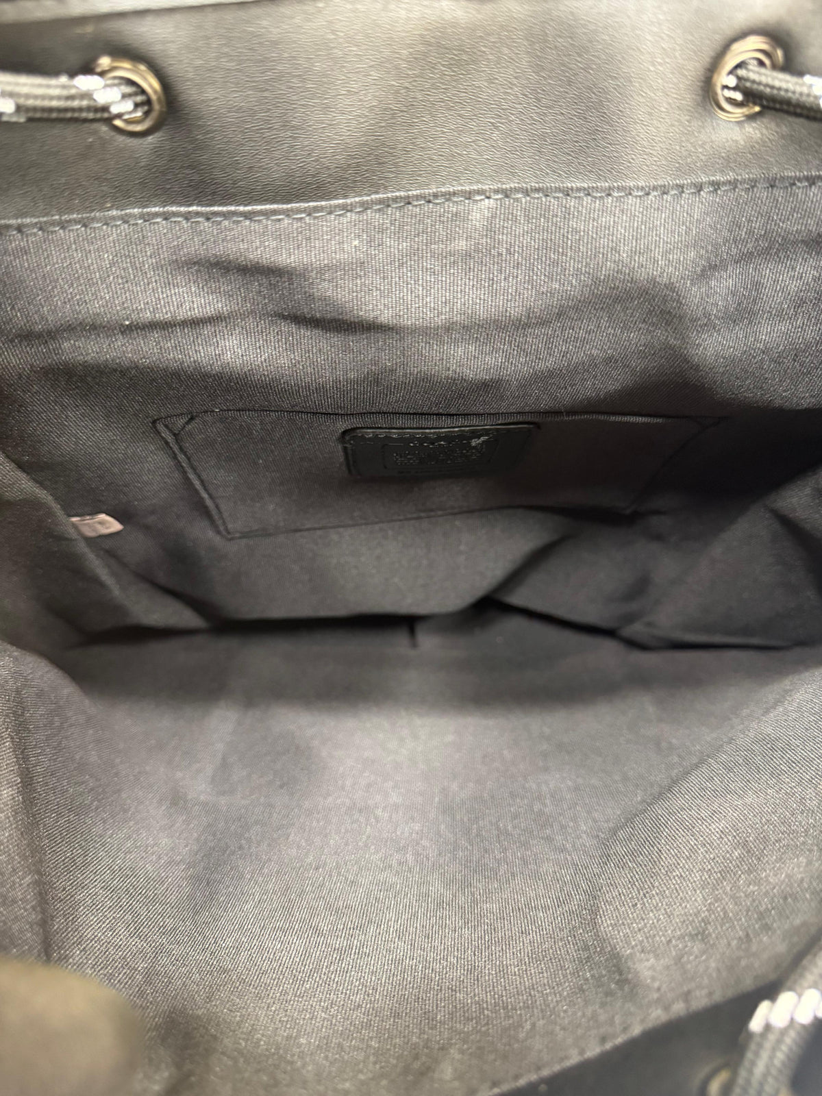 C-inspired Rivington Signature Classic Canvas Monogram Backpack With Dust Ba (Apricot-Black)