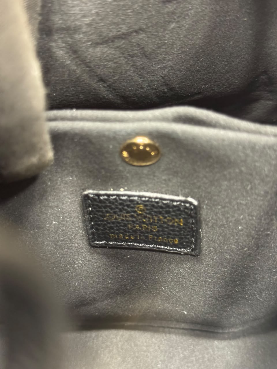 LV-Inspired Neo Noe BB Giant Monogram Leather Bucket Bag (Grey)