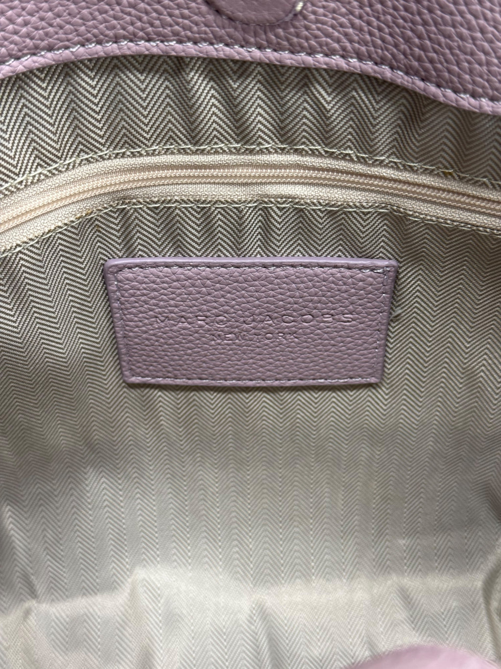 Marc Jacobs-Inspired Wisteria Small Leather Tote Bag With Dust Bag (Black)