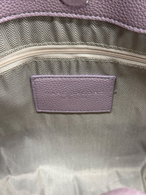 Marc Jacobs-Inspired Wisteria Small Leather Tote Bag With Dust Bag (Black)