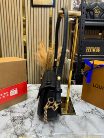 LV-Inspired Pochette Metis Reverse Monogram Mini Bag With Double Box And Dust Bag (Black)
