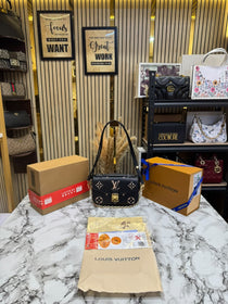 LV-Inspired Pochette Metis Reverse Monogram Mini Bag With Double Box And Dust Bag