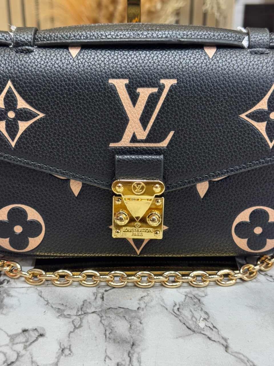 LV-Inspired Pochette Metis Reverse Monogram Mini Bag With Double Box And Dust Bag