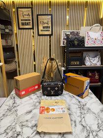 LV-Inspired Pochette Metis Reverse Monogram Mini Bag With Double Box And Dust Bag