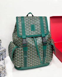 Goyard Alpin Backpack In Ian Pattern Premium Quality (Green)