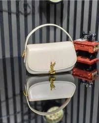 YSL-Inspired Le Hobo Shoulder Bag With Box And Dust Bag (White)