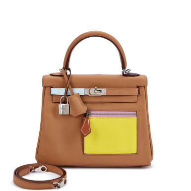 H-Inspired Kelly 25 Colormatic Retourne With Box And Dust Bag (Brown) Main image
