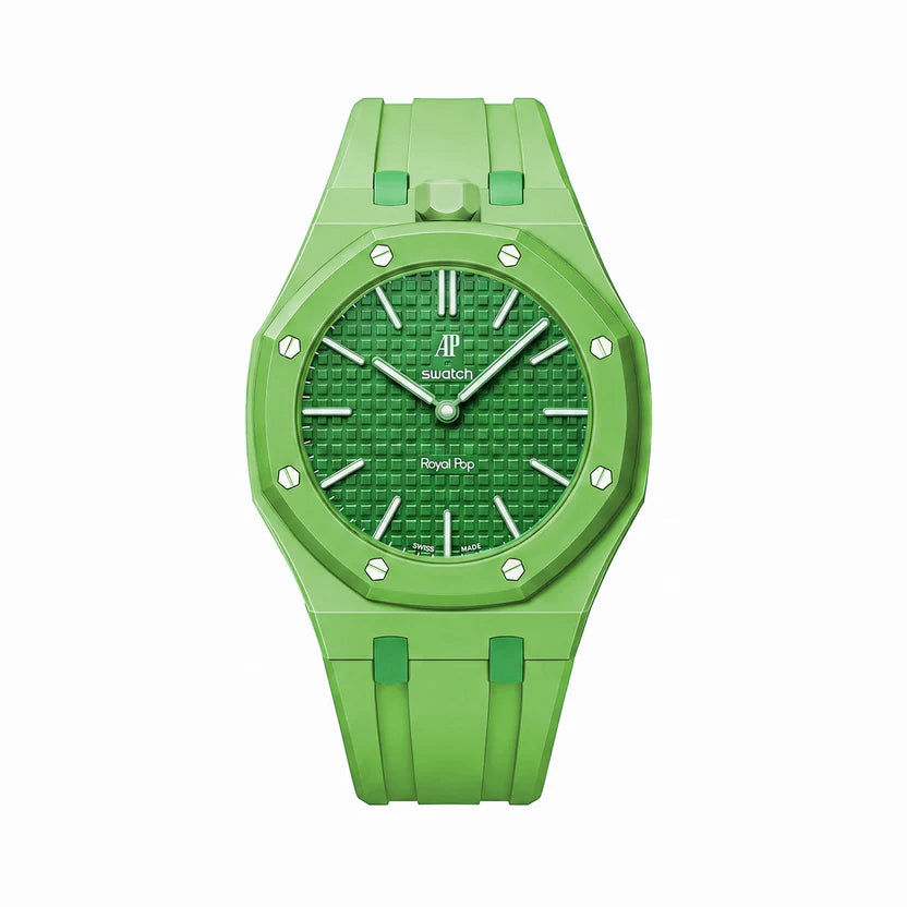 AP x Swatch Royal Pop With Strap (Green Eight)