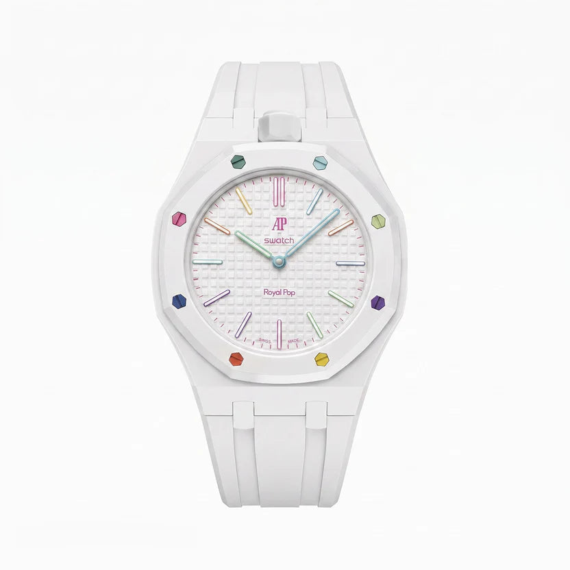 AP x Swatch Royal Pop With Strap (HUIT BLANC)
