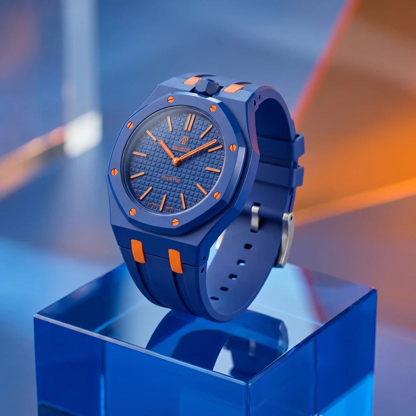AP x Swatch Royal Pop With Strap (ORENJI HACHI)