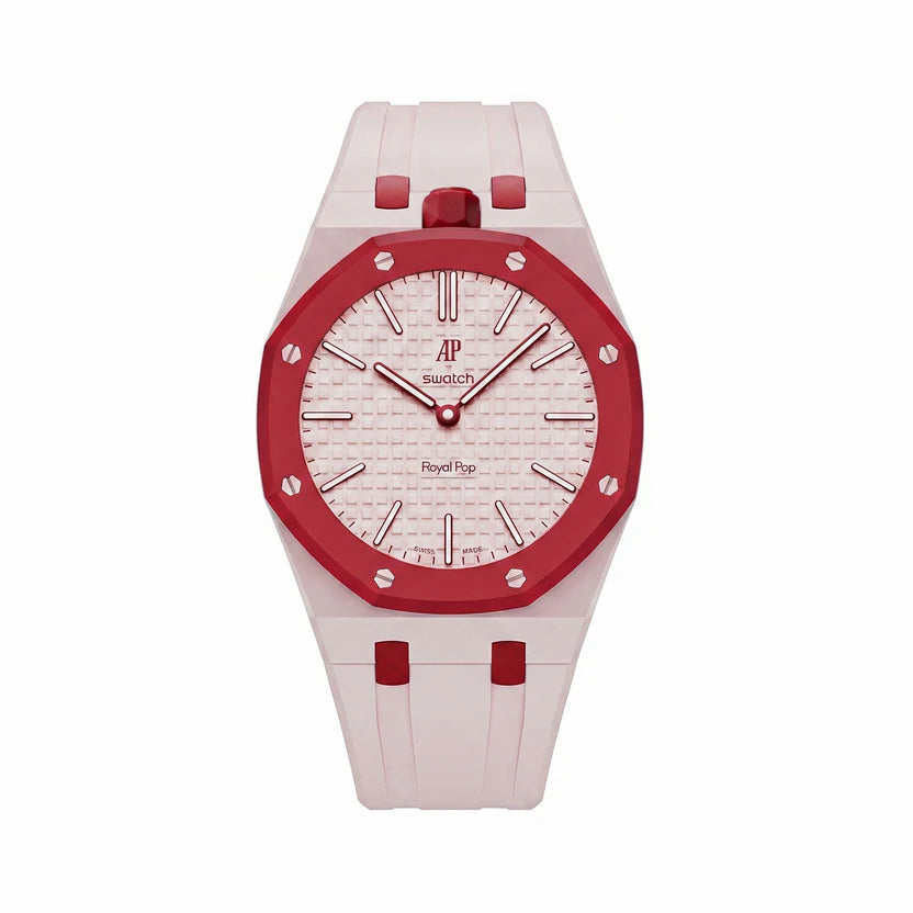 AP x Swatch Royal Pop With Strap (OTTO ROSSO)