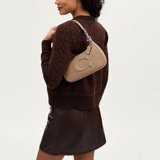 C-Inspired Teri Shoulder Bag With Box And Dust Bag (Khakhi)
