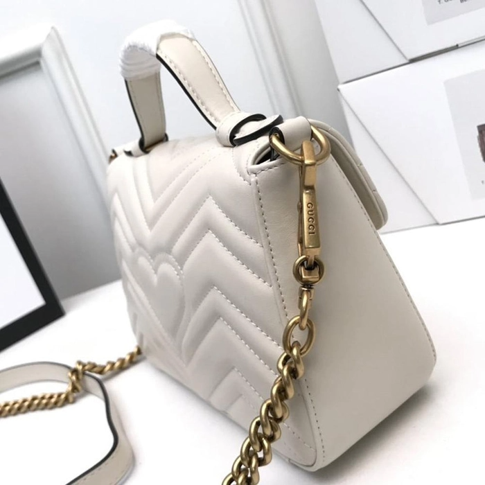 G-inspired Marmont Premium With Box (White) Secondary image